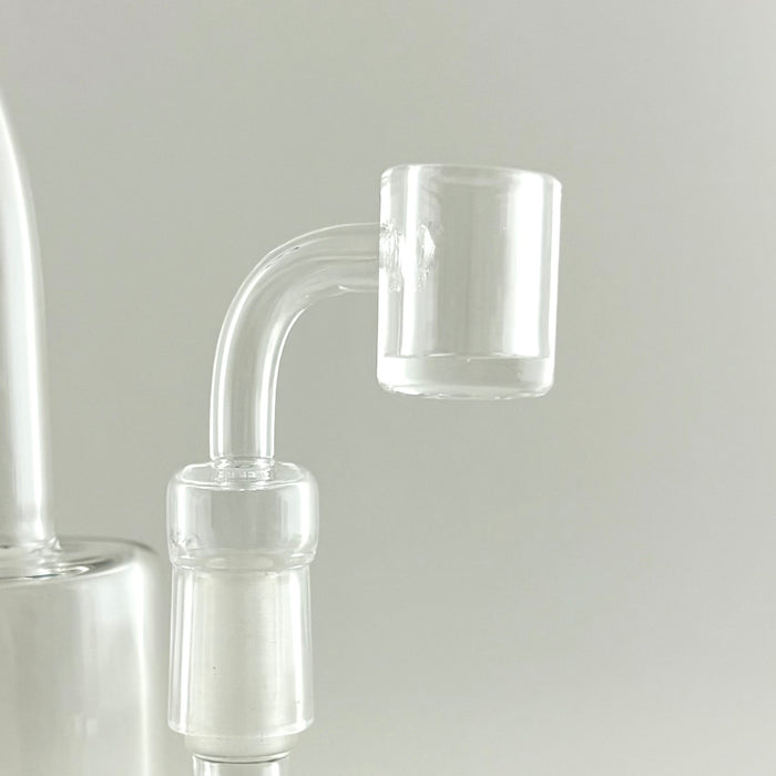 Wellcann | 9.5" Inline Rig with Quartz Banger Glass Rig Super Supplys Inc