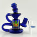 Wellcann | 5” Recycler Dab Rig – Circ Perc Glass Bong Super Supplys Inc Blue