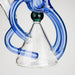8" Color Accented Recycle Oil Glass Bong Glass Bong 777 Smoke