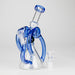 8" Color Accented Recycle Oil Glass Bong Glass Bong 777 Smoke