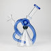 8" Color Accented Recycle Oil Glass Bong Glass Bong 777 Smoke