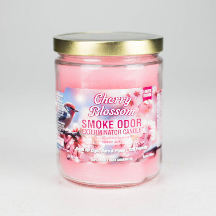 Smoke Odor | Candles Odor Eliminator 13oz Candle Smoking Cat Distribution Cherry Blossom