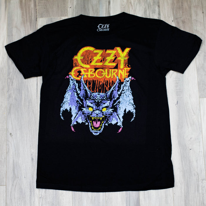 Ozzy Osbourne | “Bat Eyes” Short Sleeve Unisex Black T-Shirt – Officially Licensed Rock Band Tee Short Sleeve Philcos