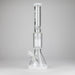 Genie | 17.5" 10-Arm 9mm Colored Bottom Glass Bong [GE4180] Glass Bong ONE White