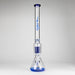 Genie | 24" 12-Arm 9mm Colored Bottom Glass Water Bong [F7-004-1] Glass Bong ONE