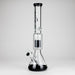 Genie | 17.5" 10-Arm 9mm Colored Bottom Glass Bong [GE4180] Glass Bong ONE Black