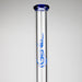 Genie | 24" 12-Arm 9mm Colored Bottom Glass Water Bong [F7-004-1] Glass Bong ONE