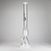 Genie | 24" 12-Arm 9mm Colored Bottom Glass Water Bong [F7-004-1] Glass Bong ONE White
