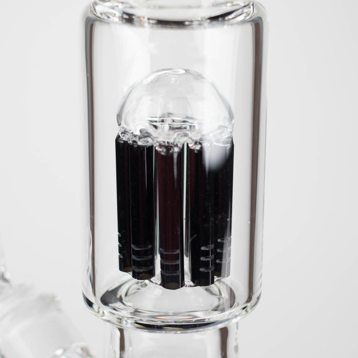 Genie | 17.5" 10-Arm 9mm Colored Bottom Glass Bong [GE4180] Glass Bong ONE