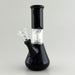 8" Perc Water Pipe - 10 Assorted Colours Glass Bong Super Supplys Inc Black