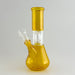 8" Perc Water Pipe - 10 Assorted Colours Glass Bong Super Supplys Inc Orange