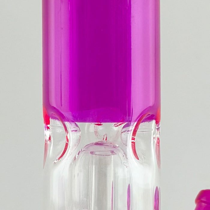 8" Perc Water Pipe - 10 Assorted Colours Glass Bong Super Supplys Inc