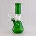 8" Perc Water Pipe - 10 Assorted Colours Glass Bong Super Supplys Inc Green