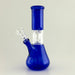 8" Perc Water Pipe - 10 Assorted Colours Glass Bong Super Supplys Inc Blue