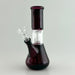 8" Perc Water Pipe - 10 Assorted Colours Glass Bong Super Supplys Inc Dark Brown