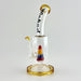 Wicked | 8" Wig-Wag Dome Perc Dab Rig Glass Bong Super Supplys Inc Yellow