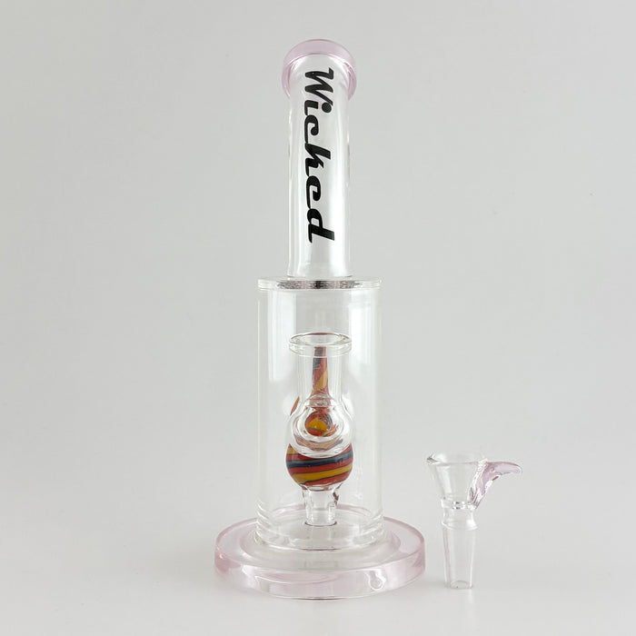 Wicked | 8" Wig-Wag Dome Perc Dab Rig Glass Bong Super Supplys Inc