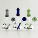 Wicked | 7" Twisted Water Pipe Glass Bong Super Supplys Inc