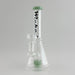 Wicked | 8" Beaker-Style Dab Rig Glass Bong Super Supplys Inc Green