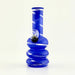 6" Glass Water Pipe – 10 Assorted Colours Glass Bong Super Supplys Inc Blue