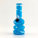 6" Glass Water Pipe – 10 Assorted Colours Glass Bong Super Supplys Inc Light Blue