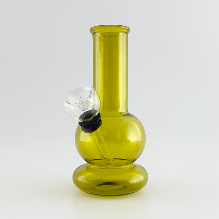 5" Colour Water Pipe - 10 Assorted Colours Glass Bong Super Supplys Inc Mustard