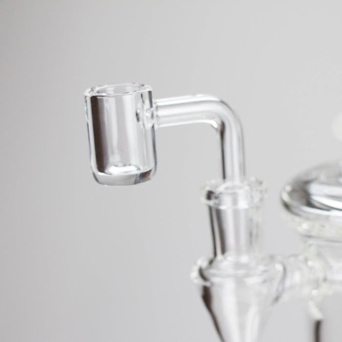 9" HCOMB HEX ETCHED CAPSULE RIG - 60MM Glass Rig PINNACLE DISTRIBUTORS INC.