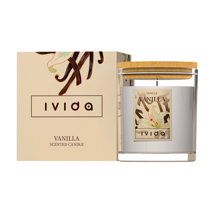 Ivida | 14oz Premium Candle Odor Eliminator Candle Super Supplys Inc Vanilla