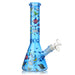 10" 5mm Milkyway Glass Beaker Bong - 4 Assorted Colours Glass Bong Super Supplys Inc Blue