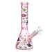 10" 5mm Milkyway Glass Beaker Bong - 4 Assorted Colours Glass Bong Super Supplys Inc Pink