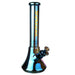Fortune | Electroplated 14" 7mm New Beaker - 4 Assorted Colours Glass Bong Fortune Electric Blue