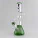 Wicked | Zig-Zag 12" 4mm 4 Colours Assorted Glass Beaker Bong Glass Bong Super Supplys Inc Green