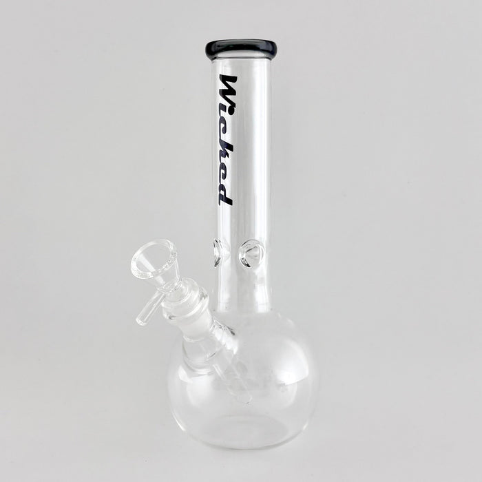Wicked | 10" Spherical Glass Bong Glass Bong Super Supplys Inc Grey