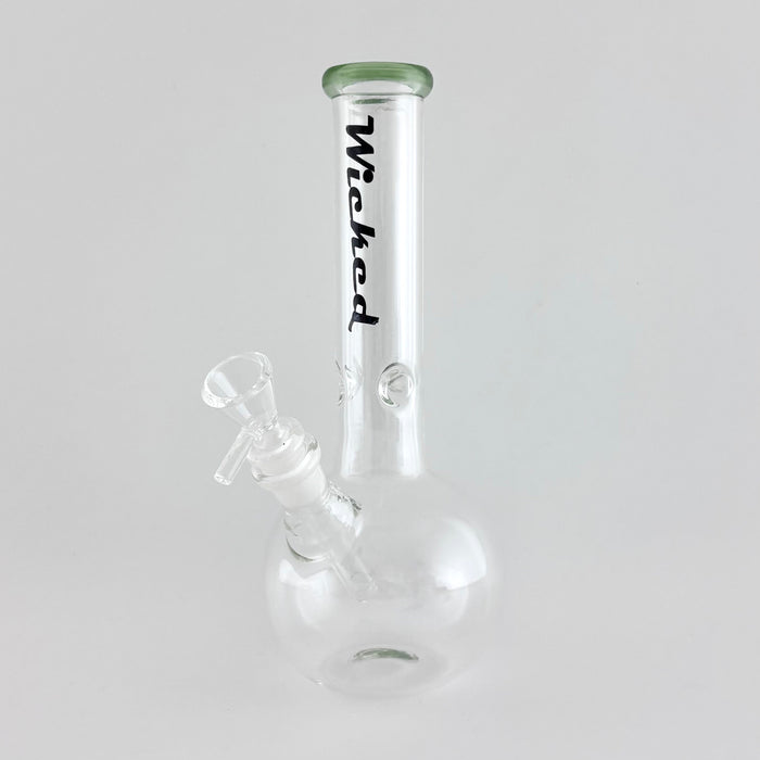 Wicked | 10" Spherical Glass Bong Glass Bong Super Supplys Inc Green