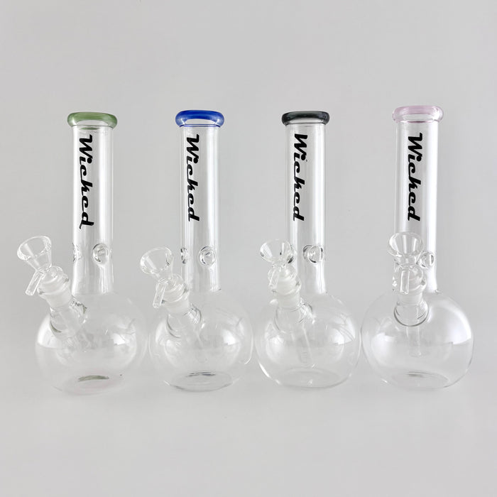 Wicked | 10" Spherical Glass Bong Glass Bong Super Supplys Inc