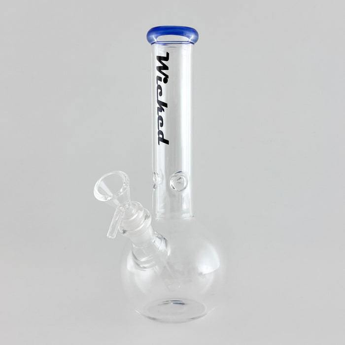 Wicked | 10" Spherical Glass Bong Glass Bong Super Supplys Inc Blue