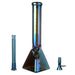 Fortune | Electroplated 14" 7mm Pyramid Base Glass Beaker Bong Glass Bong Fortune