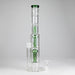 16" Triple Perc Straight Tube – Premium Glass Bong with Maximum Filtration Glass Bong Small Biz Distributors