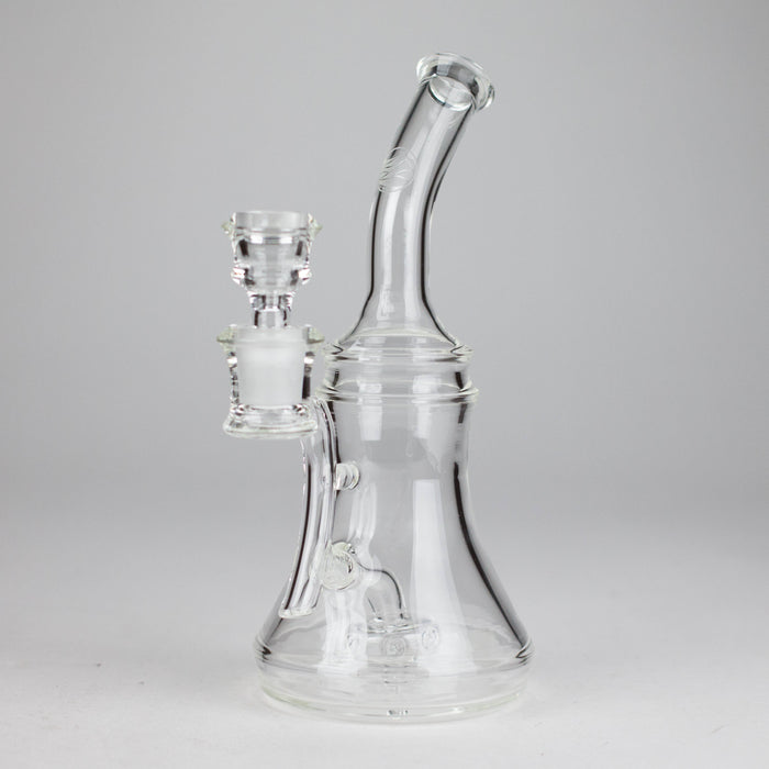 Nami Glass | 9" Ripple Dab Rig – Premium Borosilicate with Signature Inline Design