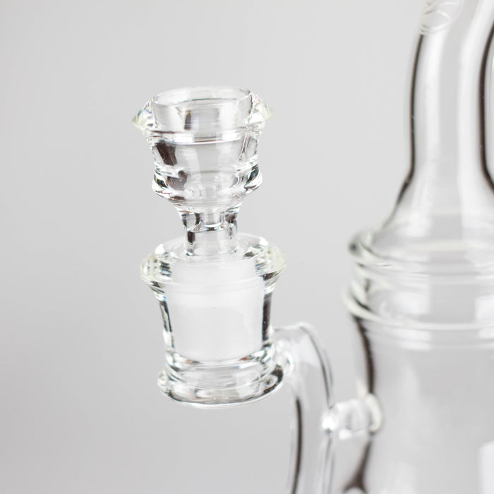 Nami Glass | 9" Ripple Dab Rig – Premium Borosilicate with Signature Inline Design