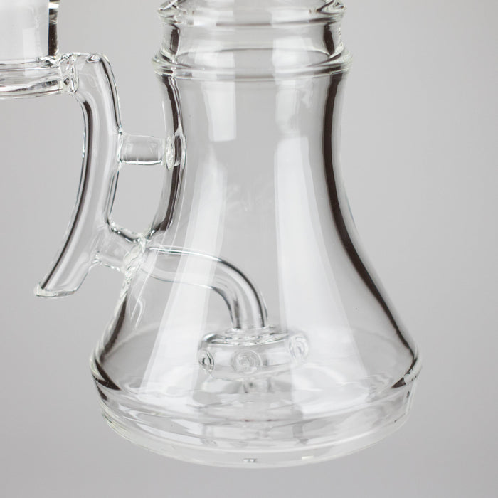 Nami Glass | 9" Ripple Dab Rig – Premium Borosilicate with Signature Inline Design