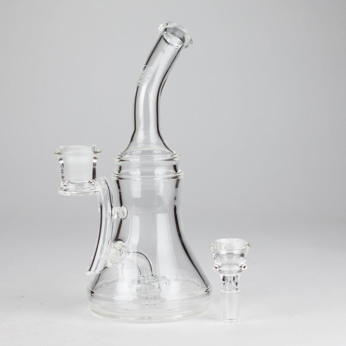 Nami Glass | 9" Ripple Dab Rig – Premium Borosilicate with Signature Inline Design