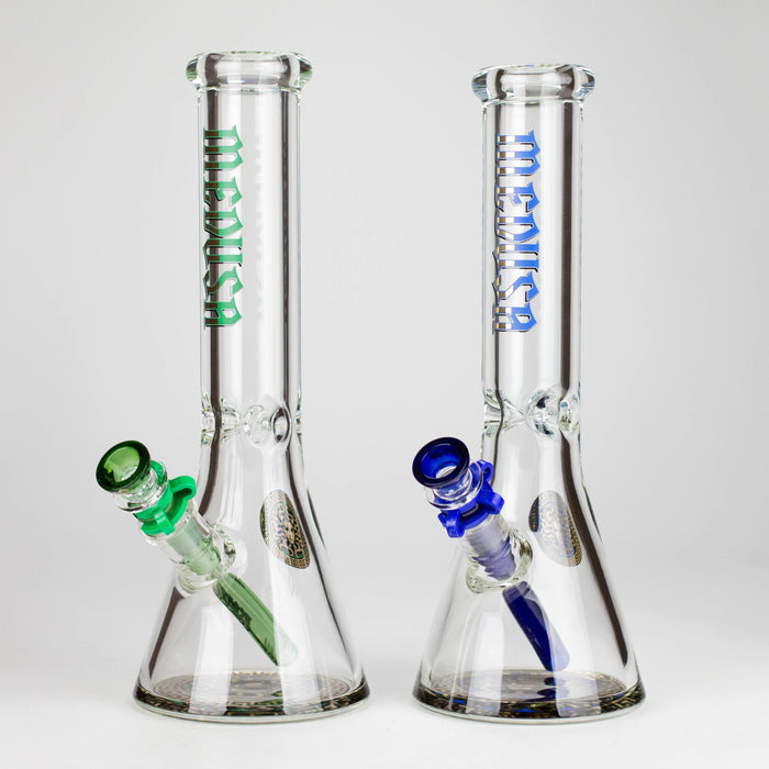 Medusa | 12" 9mm Beaker Bong – Extra Thick Bottom Glass Bong Small Biz Distributors