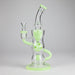 9" Fab Klein Recycler – Premium Glass Rig with Matrix Perc for Superior Filtration Glass Bong Small Biz Distributors