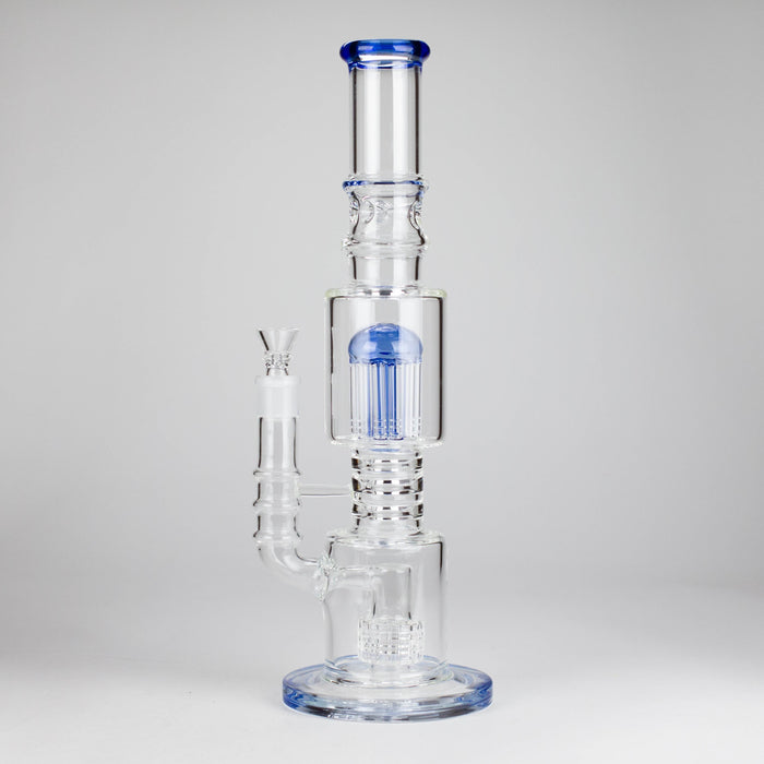 16" Glass Bong – 10-Arm Tree Perc with Matrix Perc for Maximum Filtration Glass Bong Small Biz Distributors