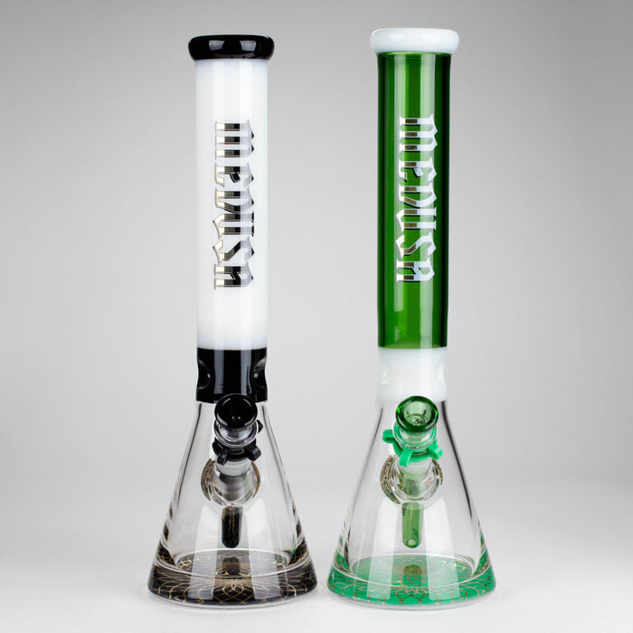 Medusa | 16" 7mm Glass Beaker Bong – Premium Thick Glass Glass Bong Small Biz Distributors
