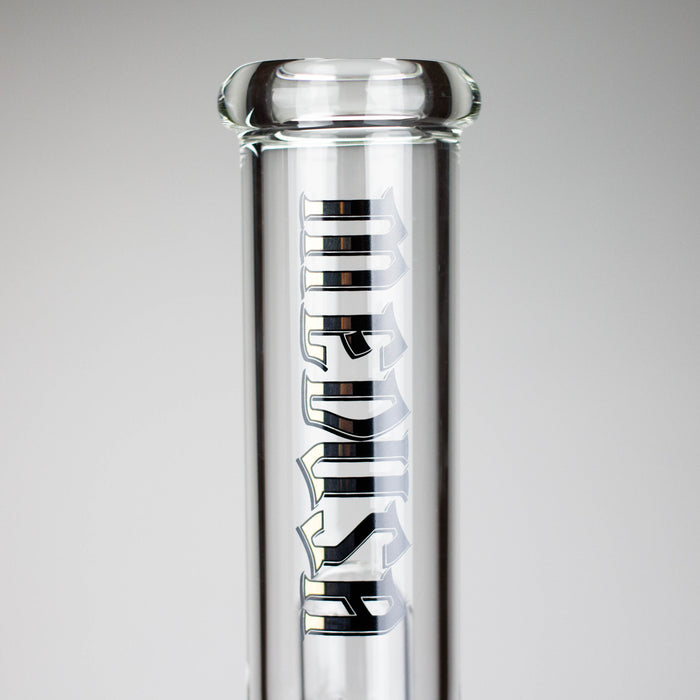 Medusa | 17" 7mm Double Tree Perc Glass Bong with Splash Guard Glass Bong Small Biz Distributors