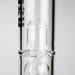 Medusa | 17" 7mm Double Tree Perc Glass Bong with Splash Guard Glass Bong Small Biz Distributors