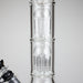Medusa | 17" 7mm Double Tree Perc Glass Bong with Splash Guard Glass Bong Small Biz Distributors