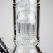 Medusa | 17" 7mm Double Tree Perc Glass Bong with Splash Guard Glass Bong Small Biz Distributors
